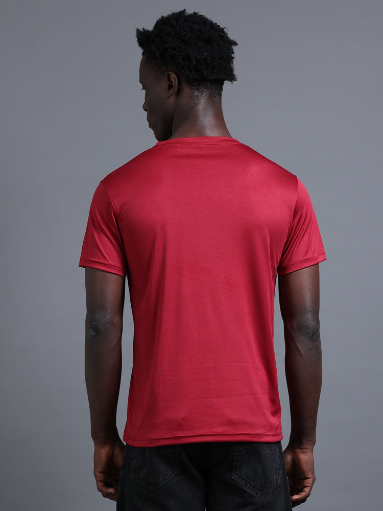 Custom Dry-Fit Round Neck T-Shirt – 140 GSM Polyester | Logo Printing Available