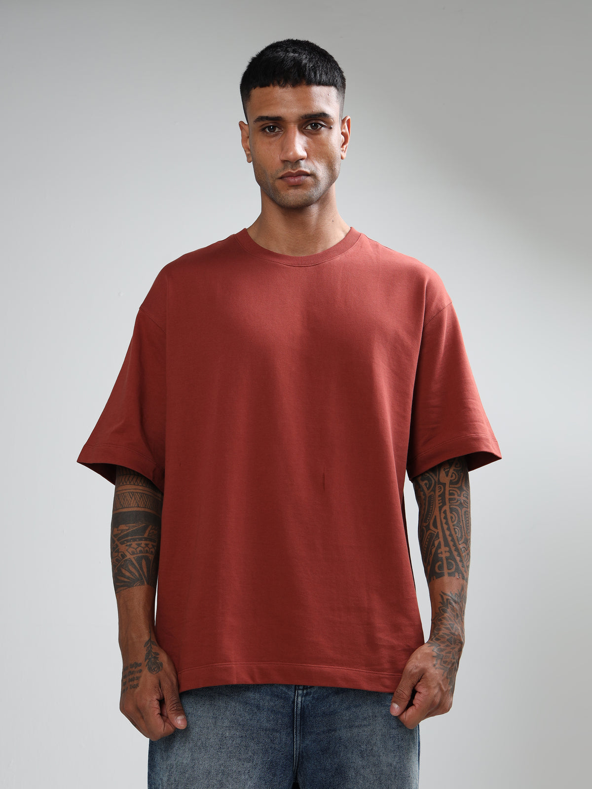 Custom Oversized T-Shirt – 240 GSM 100% Cotton | Logo Printing Available