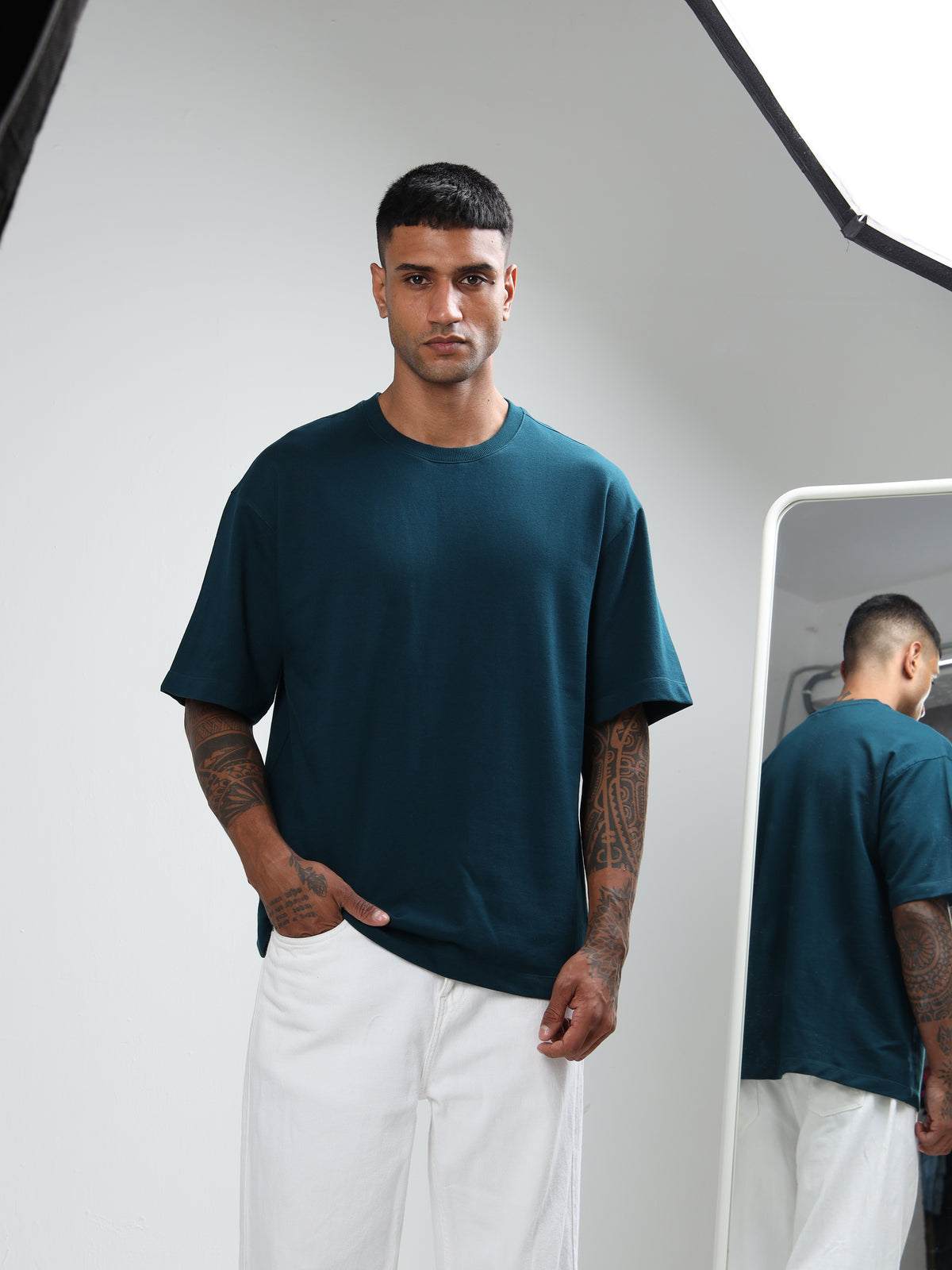 Custom Oversized T-Shirt – 240 GSM 100% Cotton | Logo Printing Available