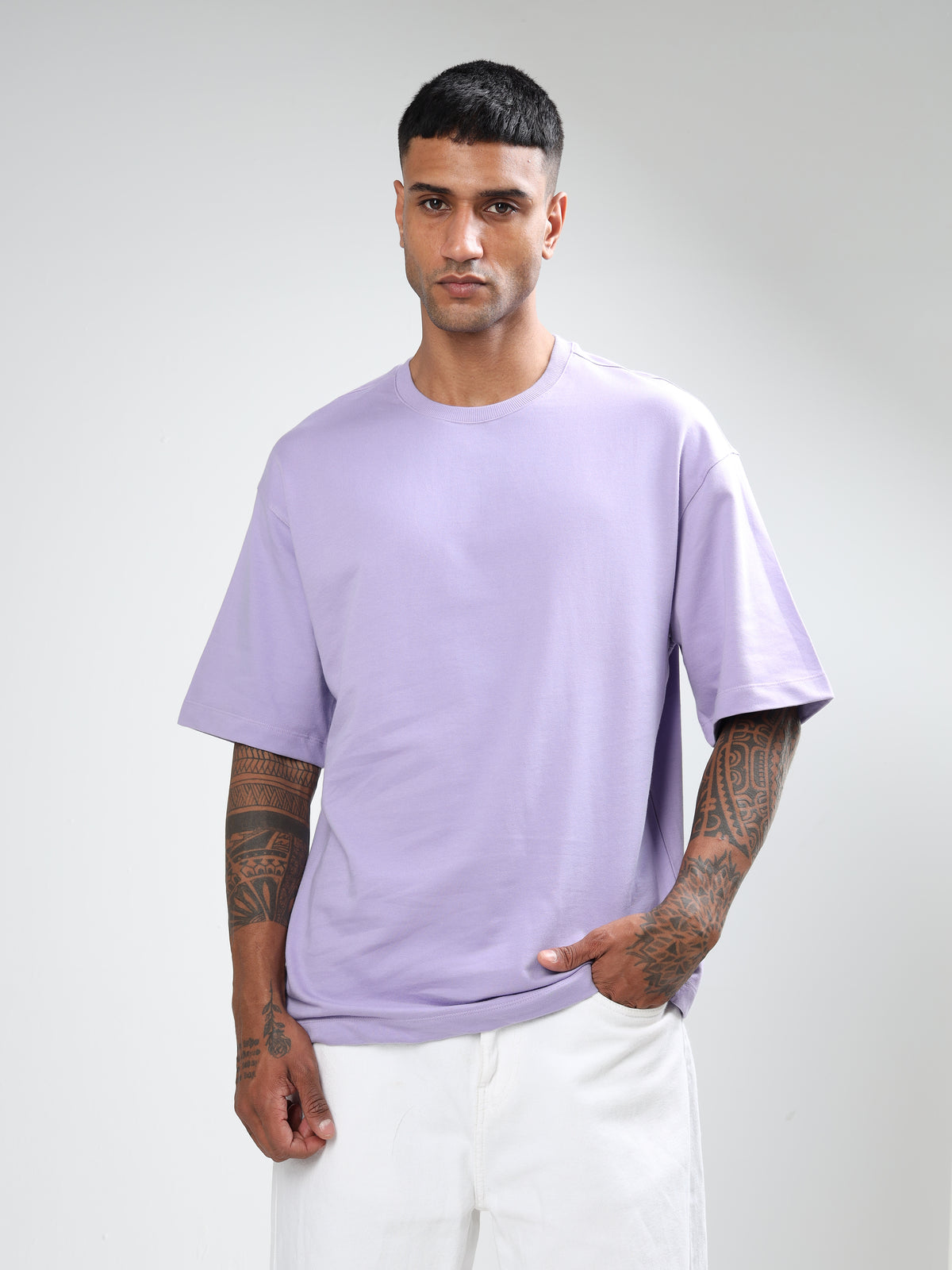 Custom Oversized T-Shirt – 240 GSM 100% Cotton | Logo Printing Available