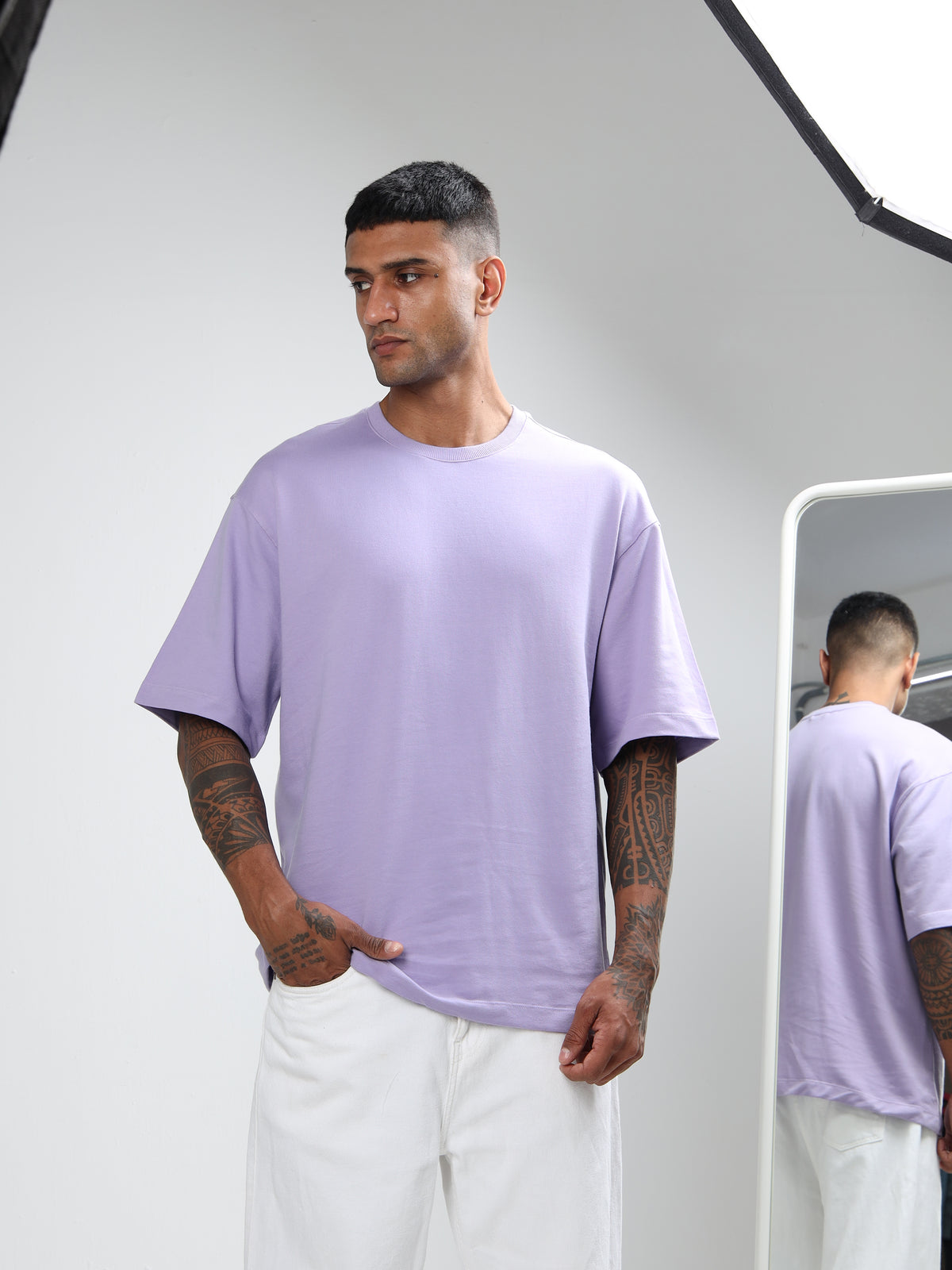 Custom Oversized T-Shirt – 240 GSM 100% Cotton | Logo Printing Available