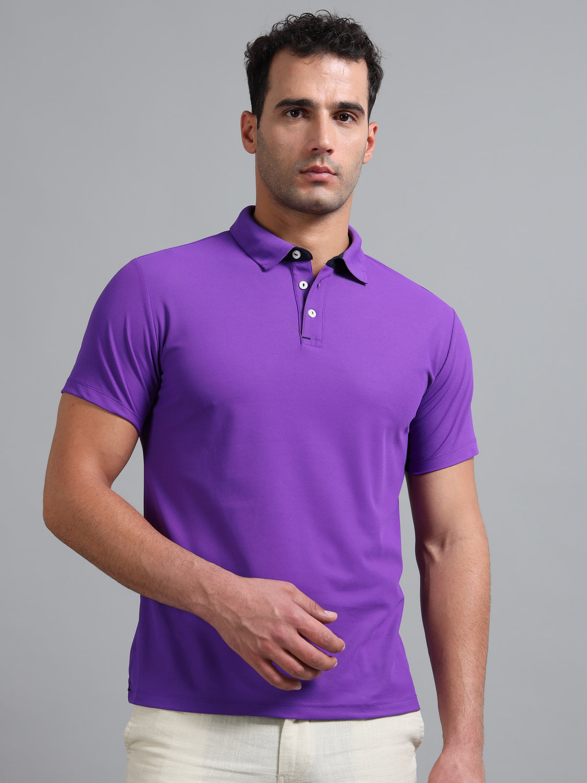 Custom Dry-Fit Polo T-Shirt – 200 GSM Performance | Logo Printing Available