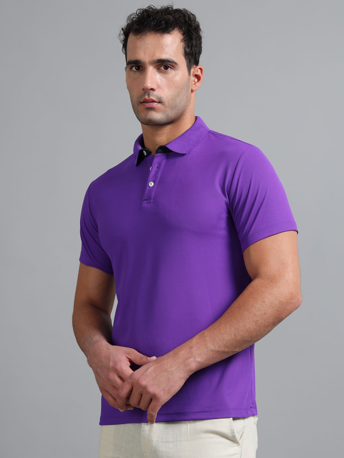 Custom Dry-Fit Polo T-Shirt – 200 GSM Performance | Logo Printing Available