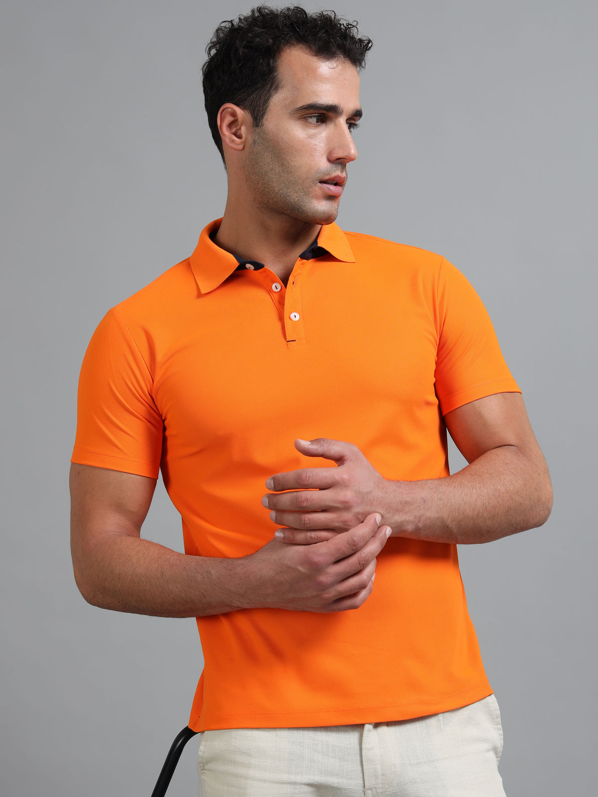 Custom Dry-Fit Polo T-Shirt – 200 GSM Performance | Logo Printing Available