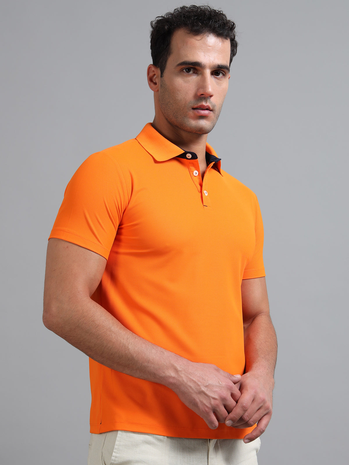Custom Dry-Fit Polo T-Shirt – 200 GSM Performance | Logo Printing Available