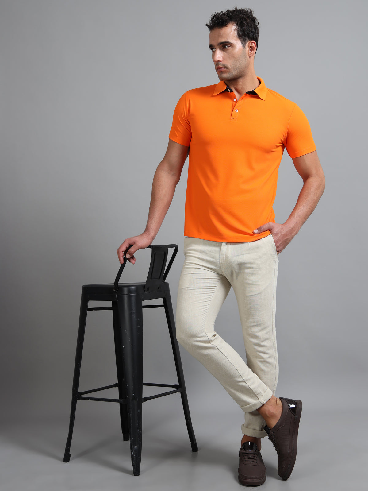 Custom Dry-Fit Polo T-Shirt – 200 GSM Performance | Logo Printing Available