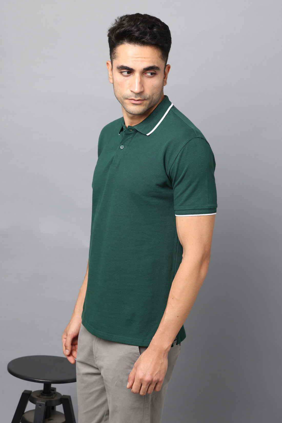 Custom Polo T-Shirt – 260 GSM Pima Cotton | Logo Printing Available