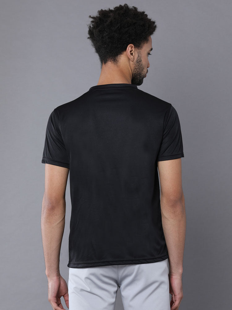 Custom Dry-Fit Round Neck T-Shirt – 140 GSM Polyester | Logo Printing Available