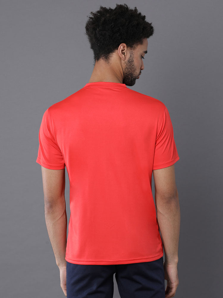 Custom Dry-Fit Round Neck T-Shirt – 140 GSM Polyester | Logo Printing Available