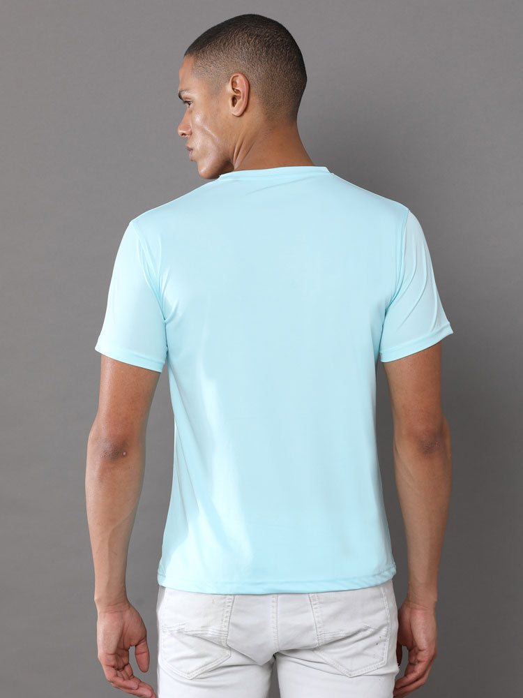 Custom Dry-Fit Round Neck T-Shirt – 140 GSM Polyester | Logo Printing Available