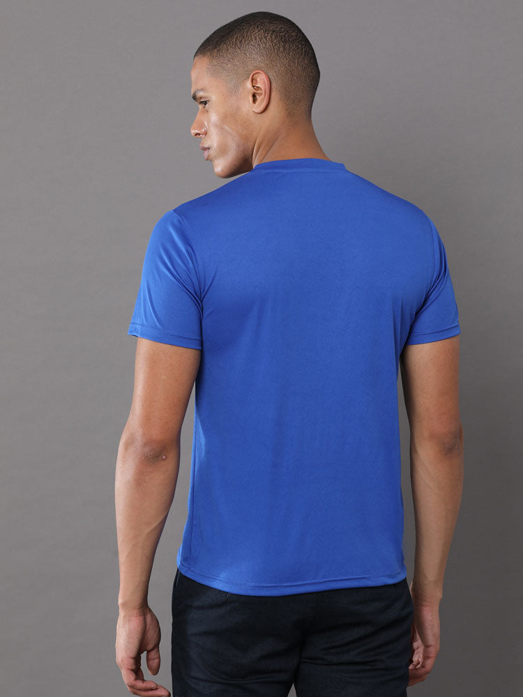 Custom Dry-Fit Round Neck T-Shirt – 140 GSM Polyester | Logo Printing Available