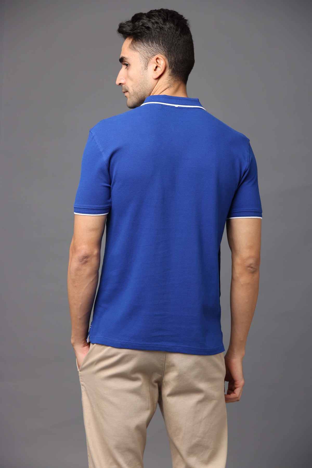 Custom Polo T-Shirt – 260 GSM Pima Cotton | Logo Printing Available