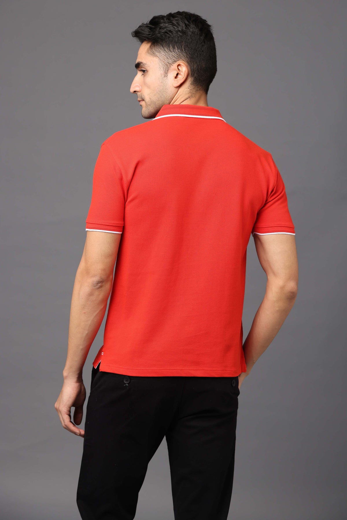 Custom Polo T-Shirt – 260 GSM Pima Cotton | Logo Printing Available