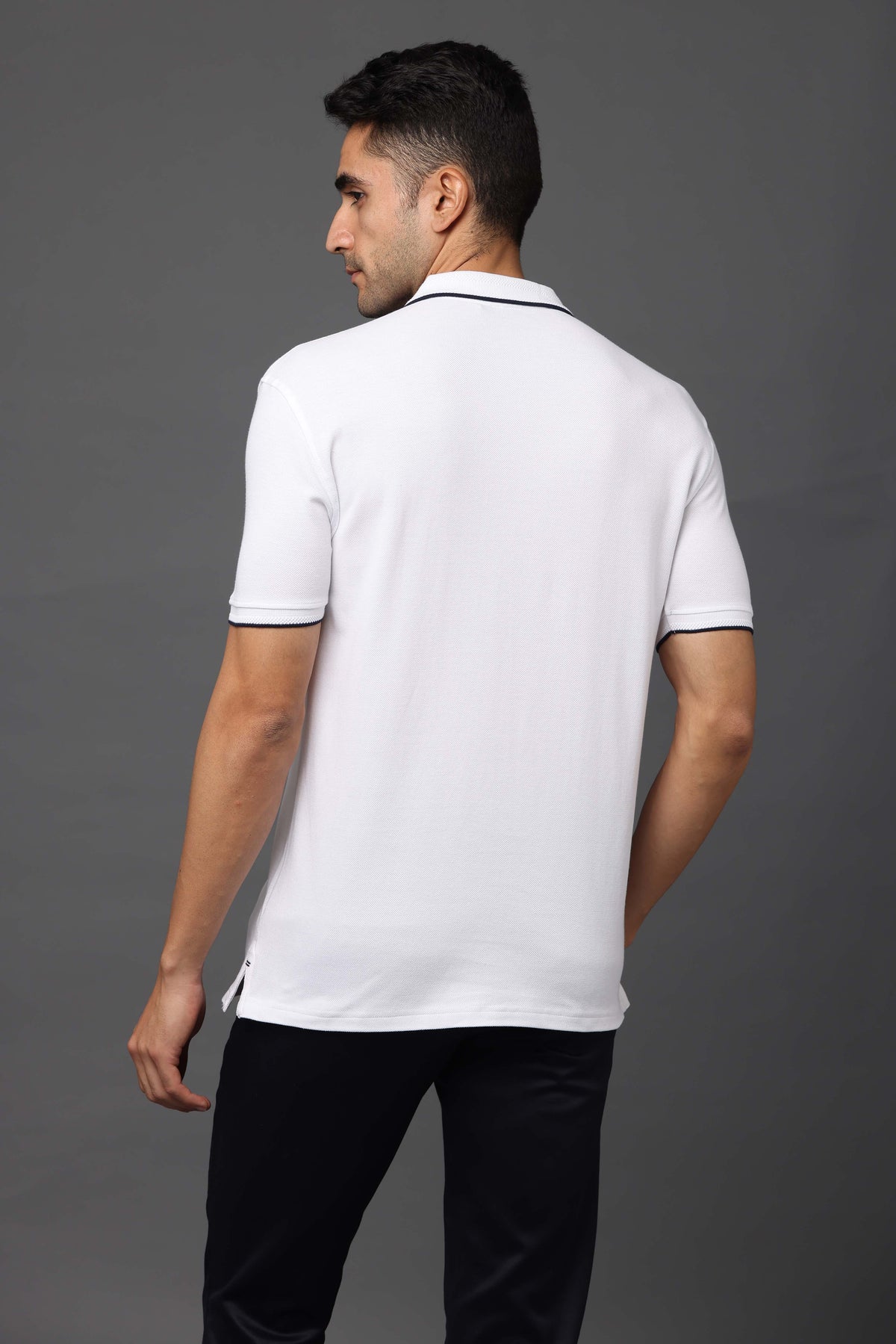 Custom Polo T-Shirt – 260 GSM Pima Cotton | Logo Printing Available