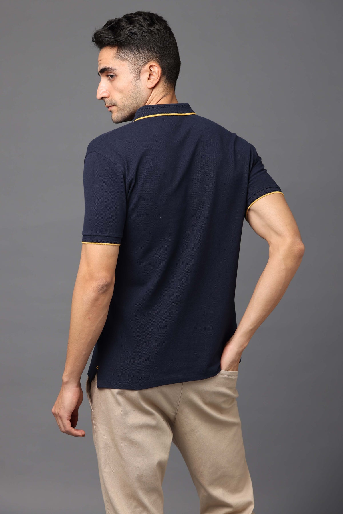 Custom Polo T-Shirt – 260 GSM Pima Cotton | Logo Printing Available