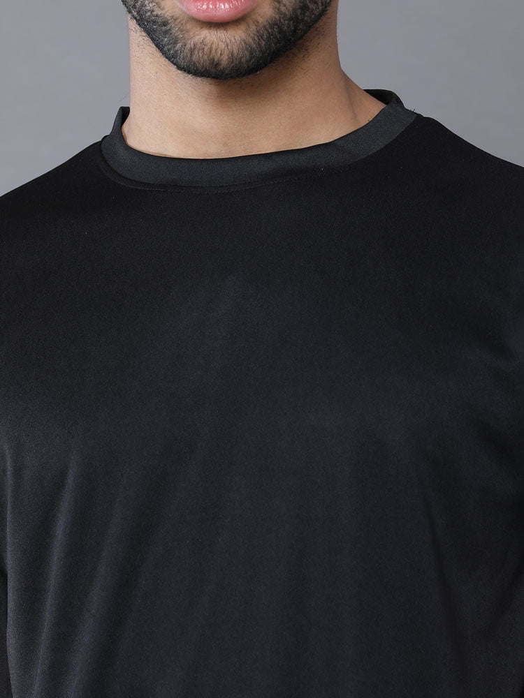 Custom Dry-Fit Round Neck T-Shirt – 140 GSM Polyester | Logo Printing Available