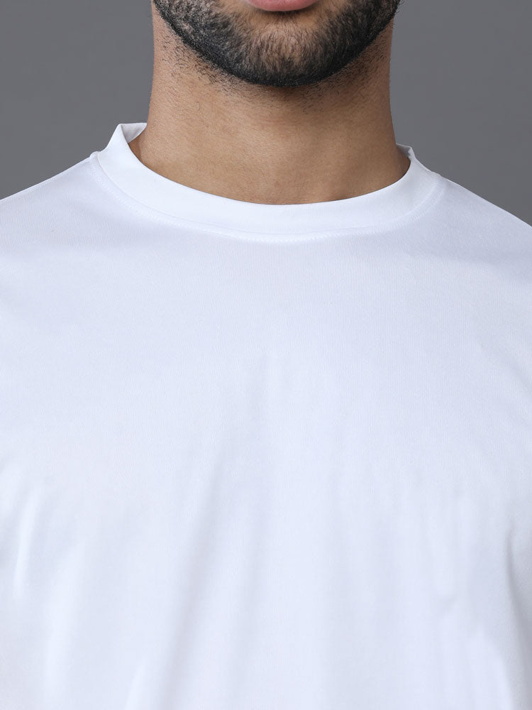 Custom Dry-Fit Round Neck T-Shirt – 140 GSM Polyester | Logo Printing Available