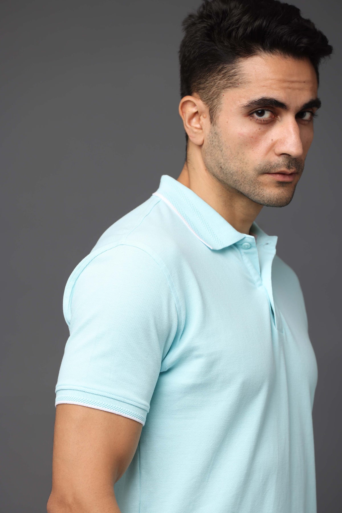Custom Polo T-Shirt – 260 GSM Pima Cotton | Logo Printing Available