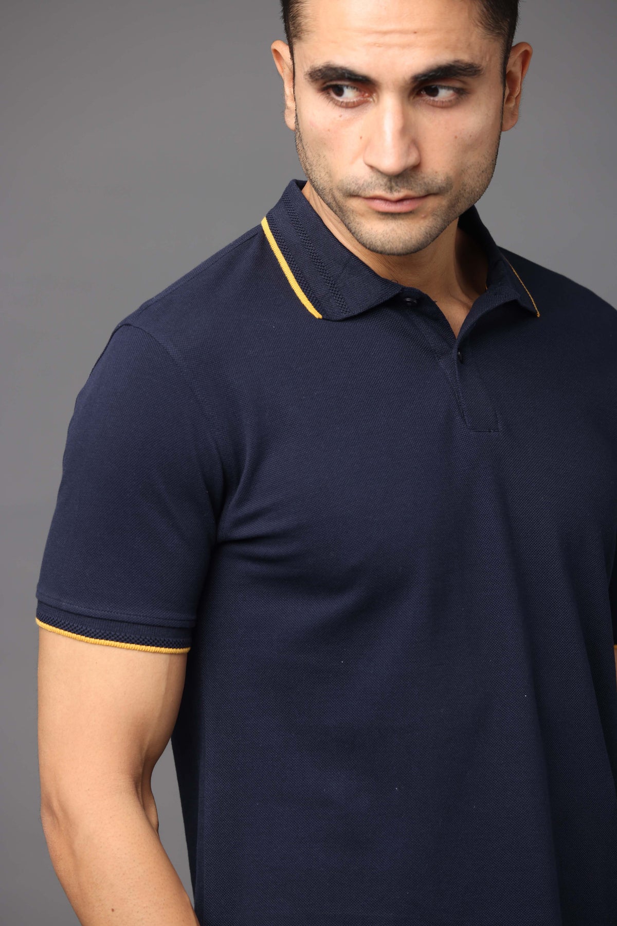 Custom Polo T-Shirt – 260 GSM Pima Cotton | Logo Printing Available
