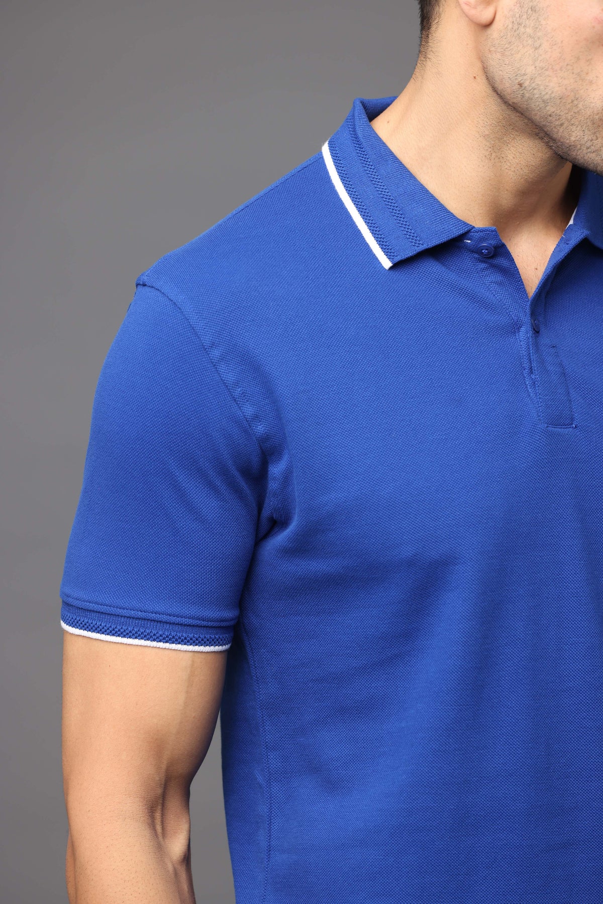 Custom Polo T-Shirt – 260 GSM Pima Cotton | Logo Printing Available