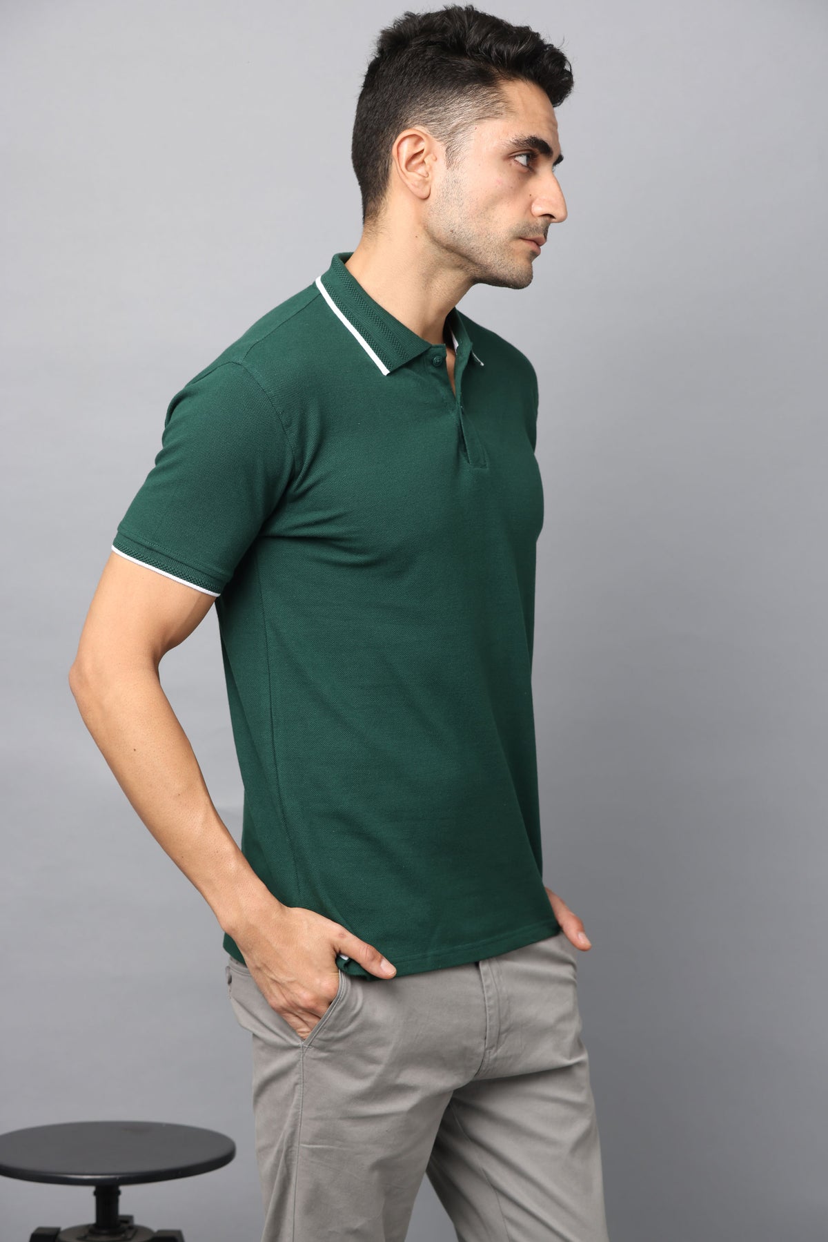 Custom Polo T-Shirt – 260 GSM Pima Cotton | Logo Printing Available