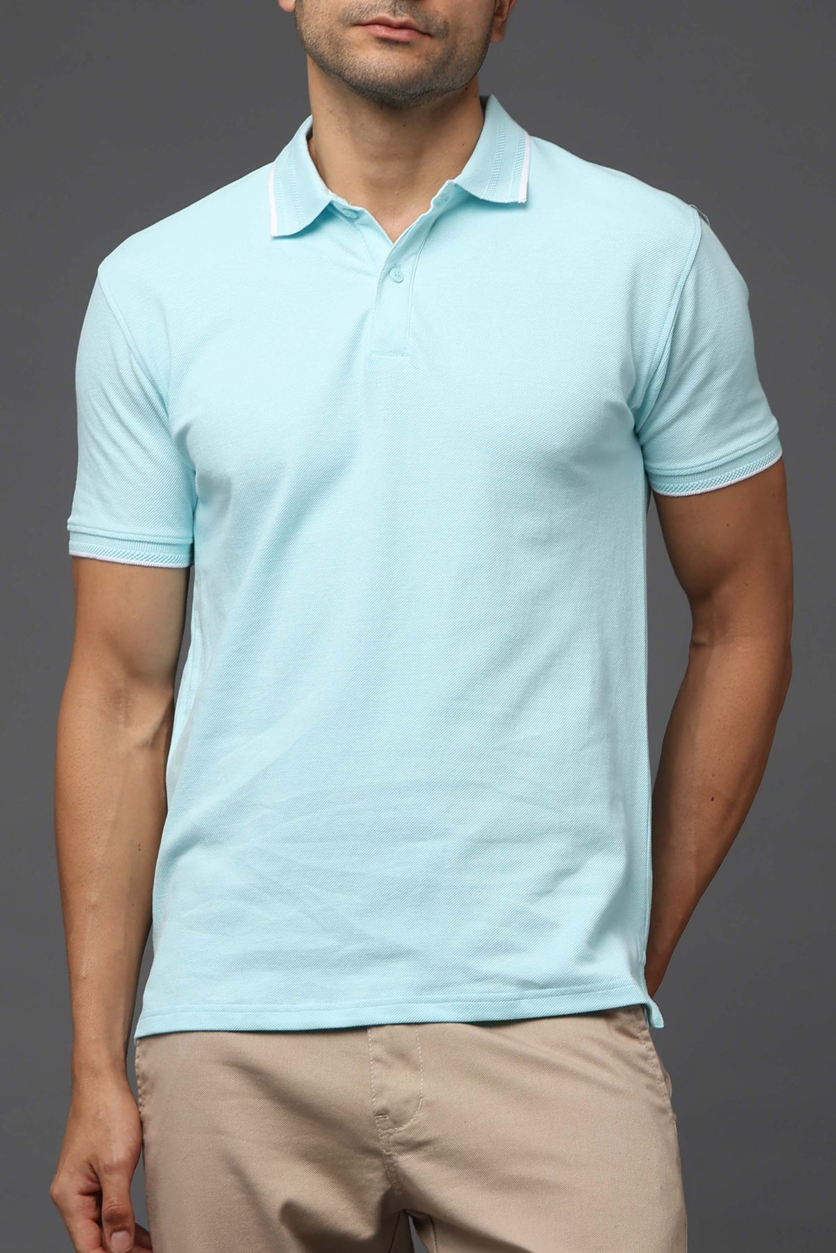 Custom Polo T-Shirt – 260 GSM Pima Cotton | Logo Printing Available