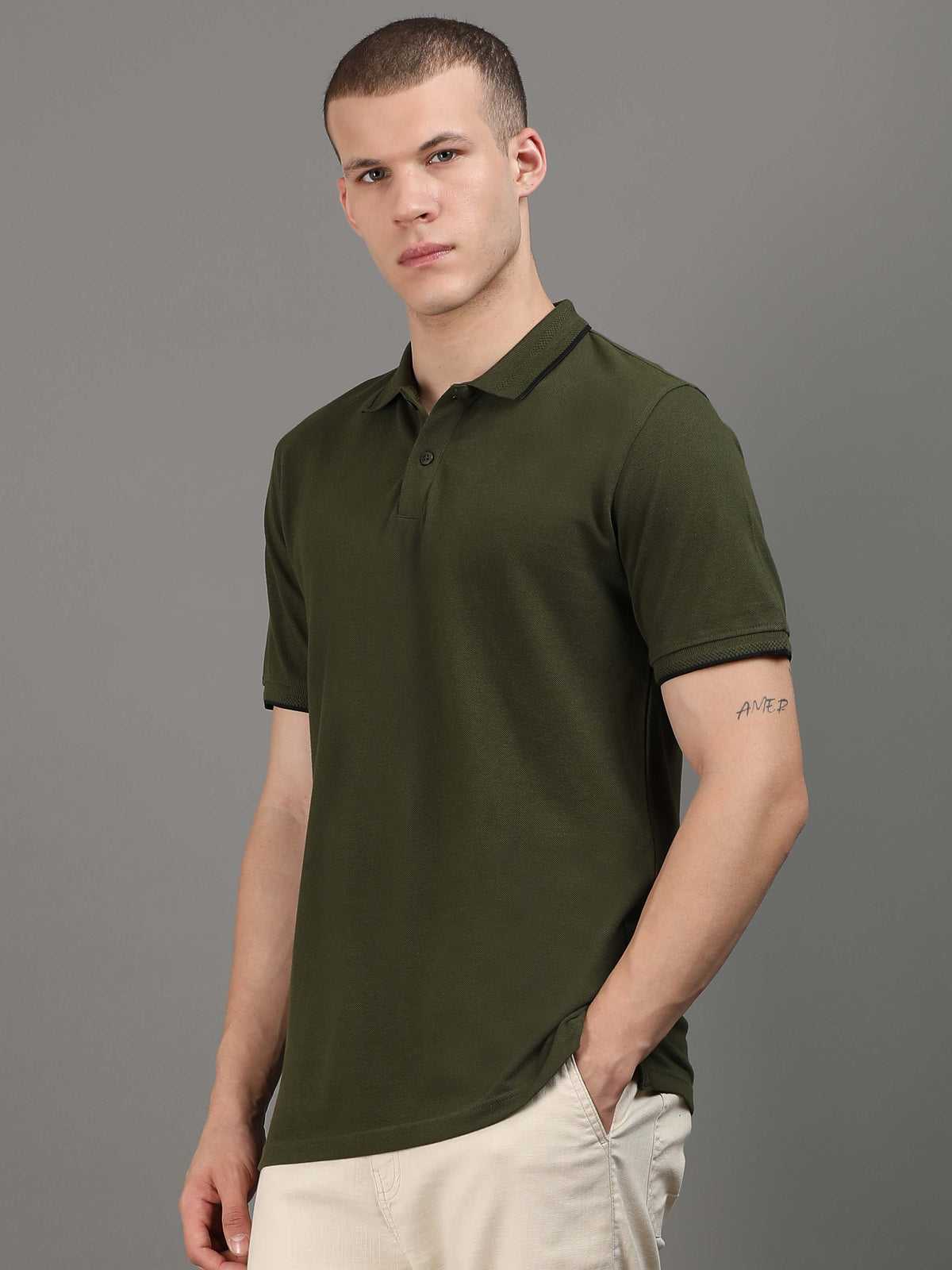 Custom Polo T-Shirt – 260 GSM Pima Cotton | Logo Printing Available