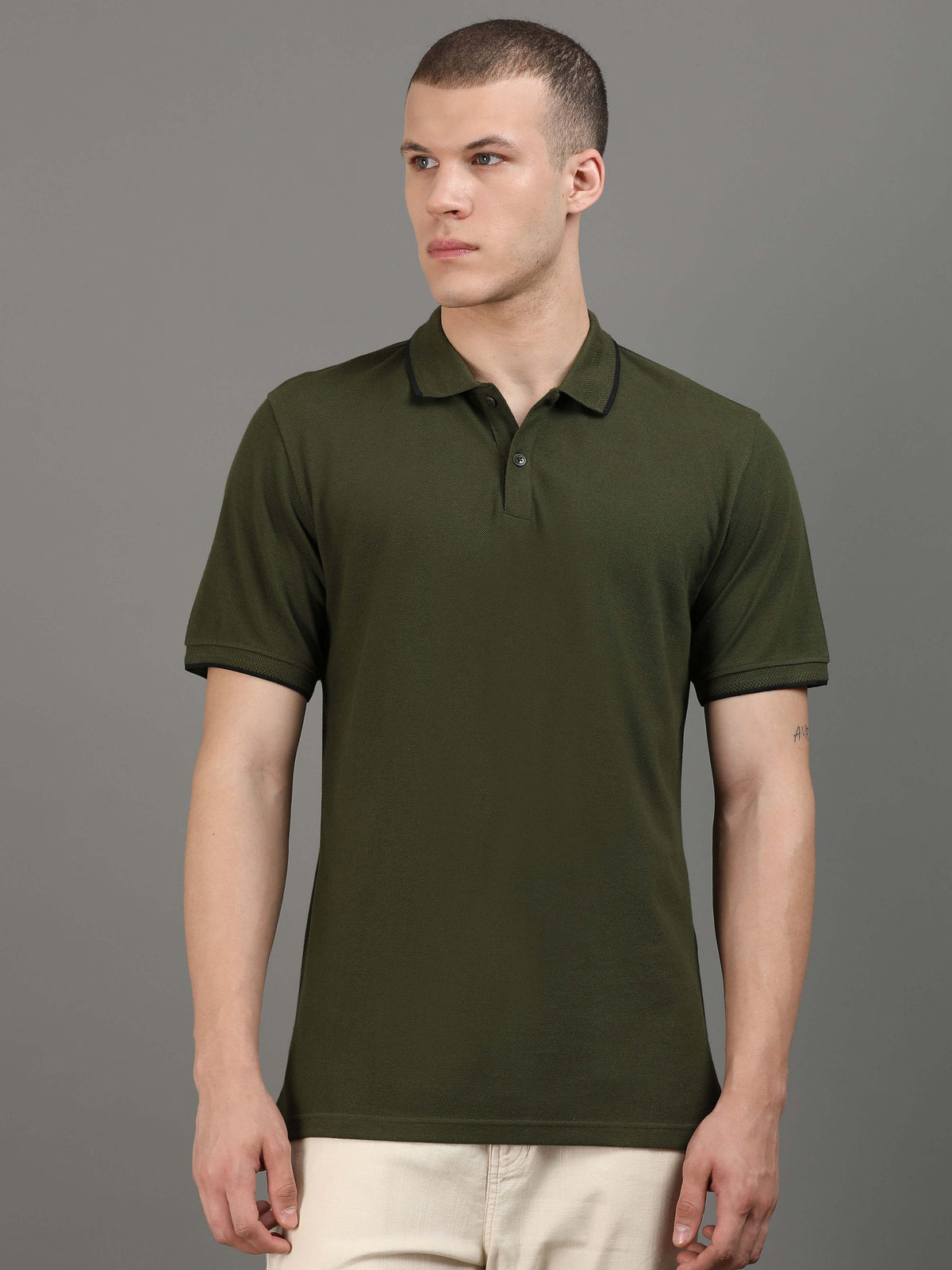 Custom Polo T-Shirt – 260 GSM Pima Cotton | Logo Printing Available