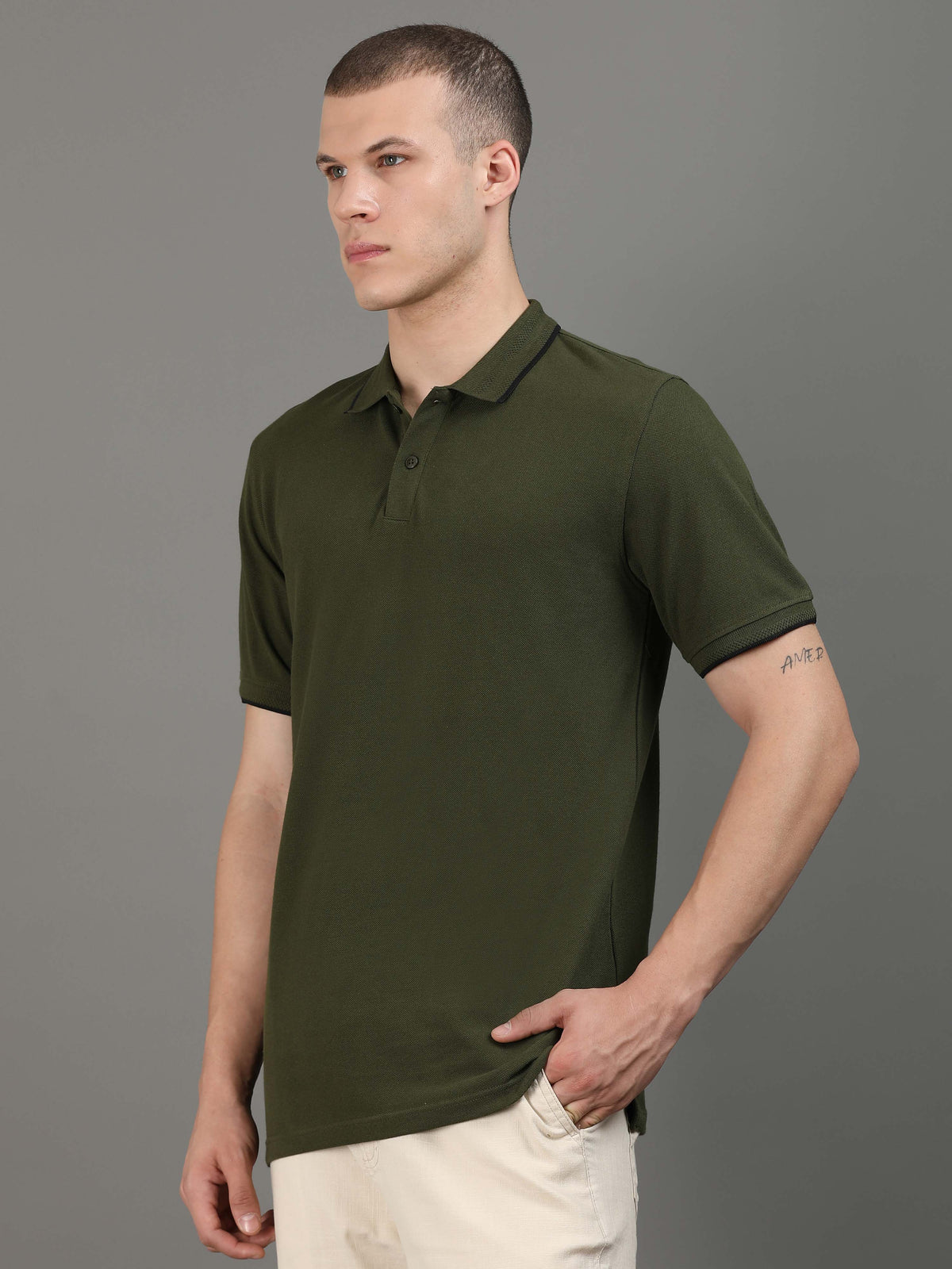 Custom Polo T-Shirt – 260 GSM Pima Cotton | Logo Printing Available