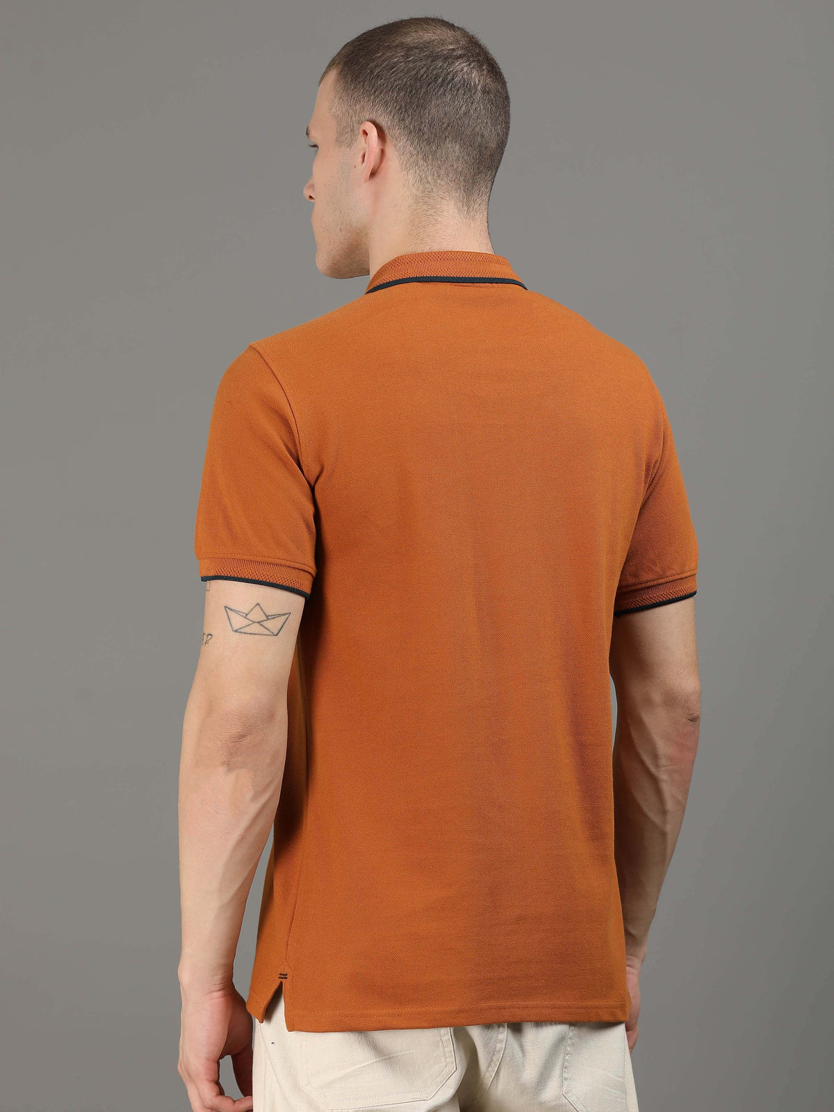 Custom Polo T-Shirt – 260 GSM Pima Cotton | Logo Printing Available