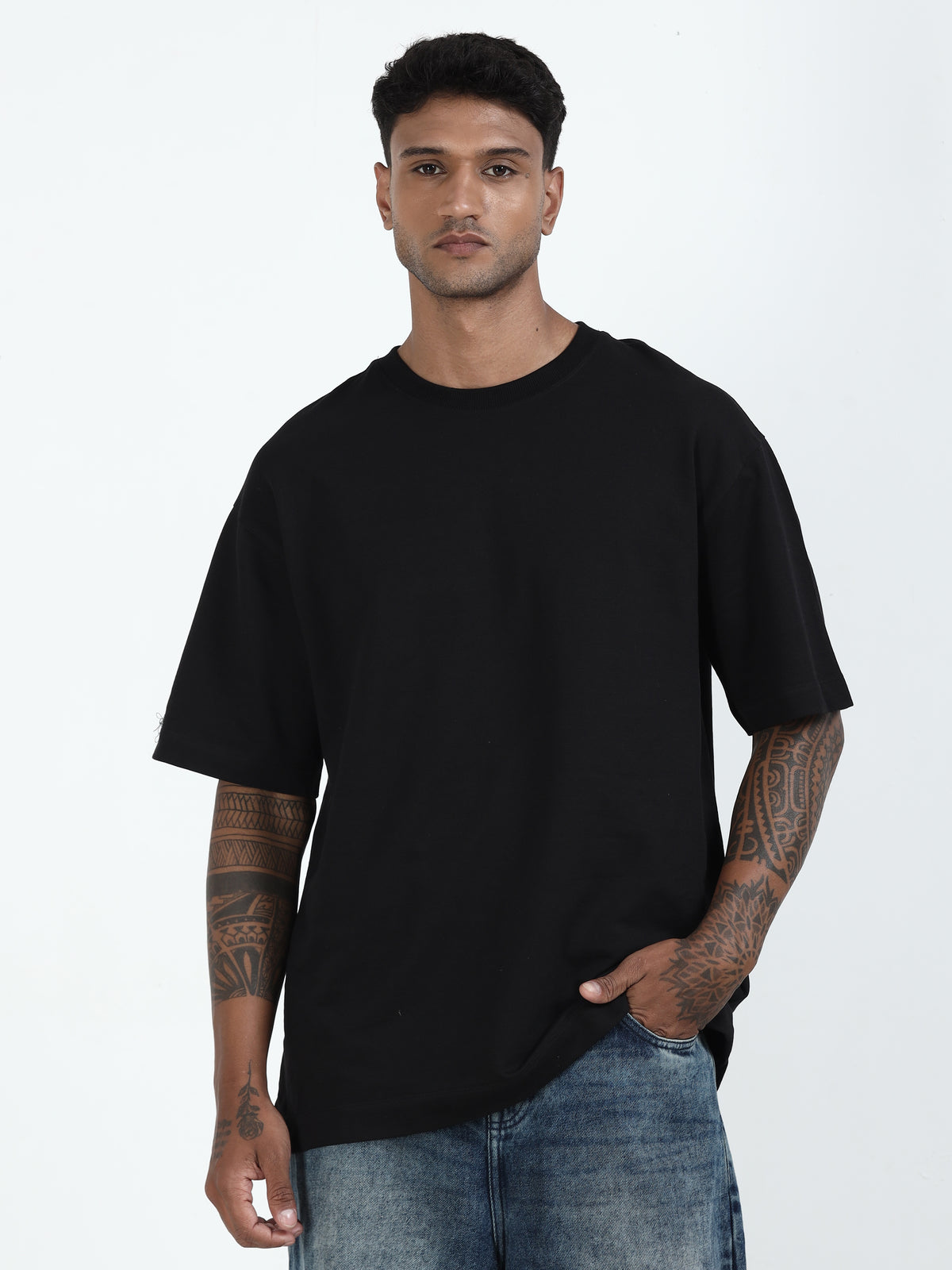 Custom Oversized T-Shirt – 240 GSM 100% Cotton | Logo Printing Available