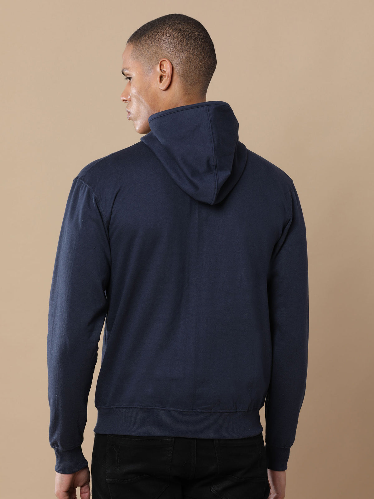 Midnight Navy custom zipper hoodie for teams and events – Printello